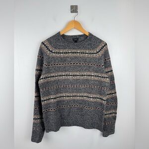 J.Crew Men Fair Isle Patterned Sweater Size Small